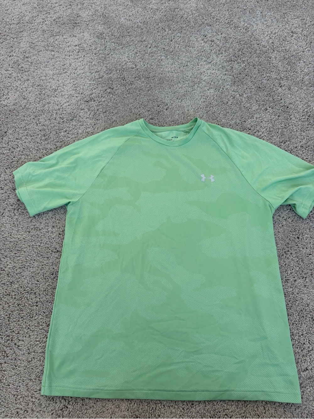 LG Men’s Light Green Short-Sleeve Athletic Tee